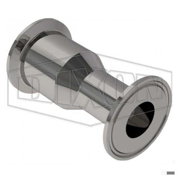 Dixon BioPharm High Purity Concentric Reducer, 1 x 1/2 in Nominal, Clamp End Style, 316L Stainless Steel 2221CBB100050F4 - main